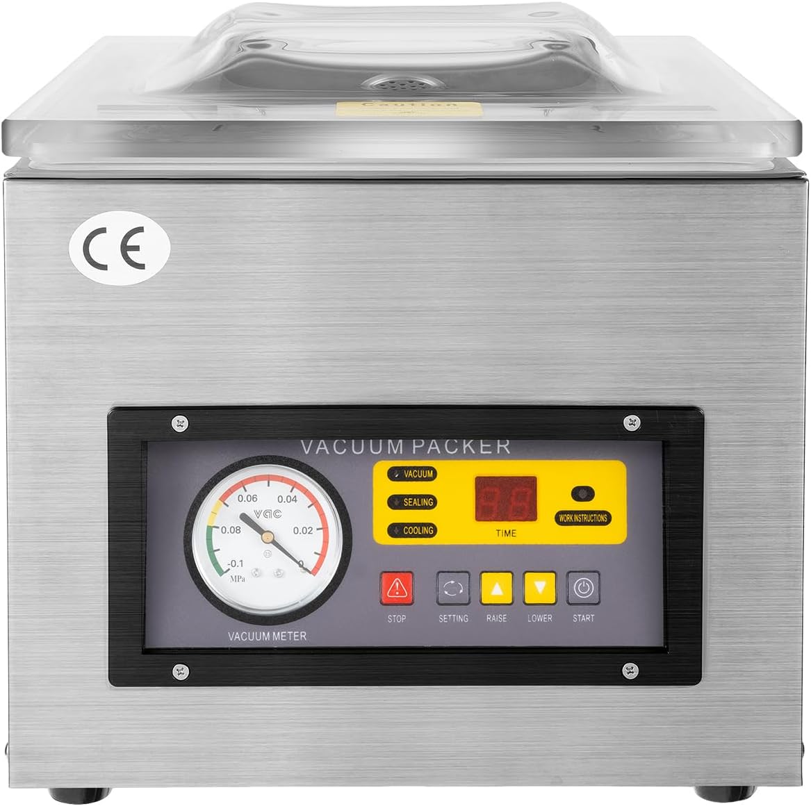 3 in 1 Kammer Vakuumierer aus Aluminium